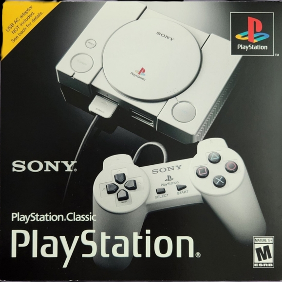 SONY PLAYSTATION CLASSIC MINI INCLUDED 20 CLASSIC GAMES BRAND NEW - Picture 1 of 4